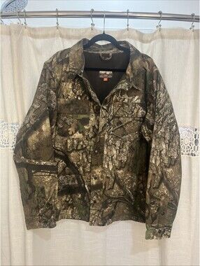 Realtree Men's Camo Farmhand Insulated Canvas Duck Work Hunting Jacket Mens XL